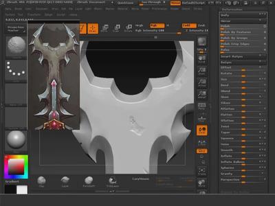 次時代武器高精度模型的制作與游戲軟件設(shè)計(jì)
